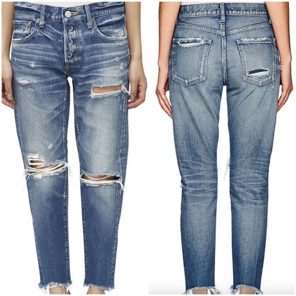 Moussy Vintage MV Garnet Tapered Jeans Medium Blue